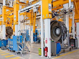 Aircraft engine maintenance workstation